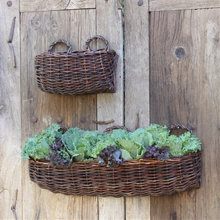 WILLOW RECTANGLE WALL BASKET - SMALL